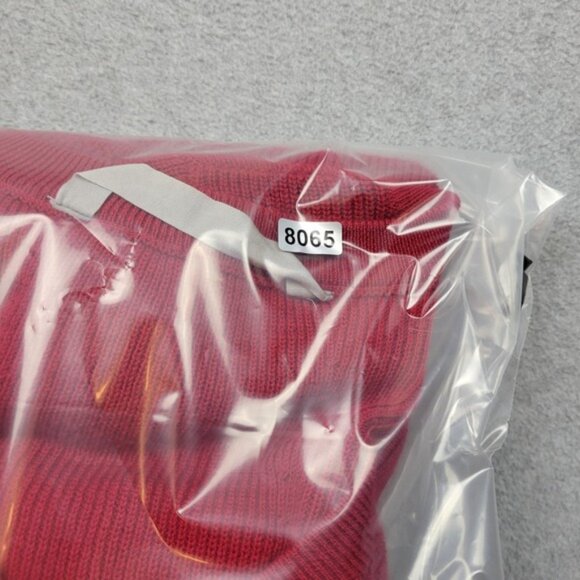 Athleta Dress Womens XS Red Merino Wool Blend V-Neck Long Sleeve Sweater Knit - Picture 9 of 9